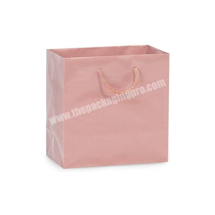 Wholesale cheap custom printed luxury tote carry boutique paper gift shopping bags packaging