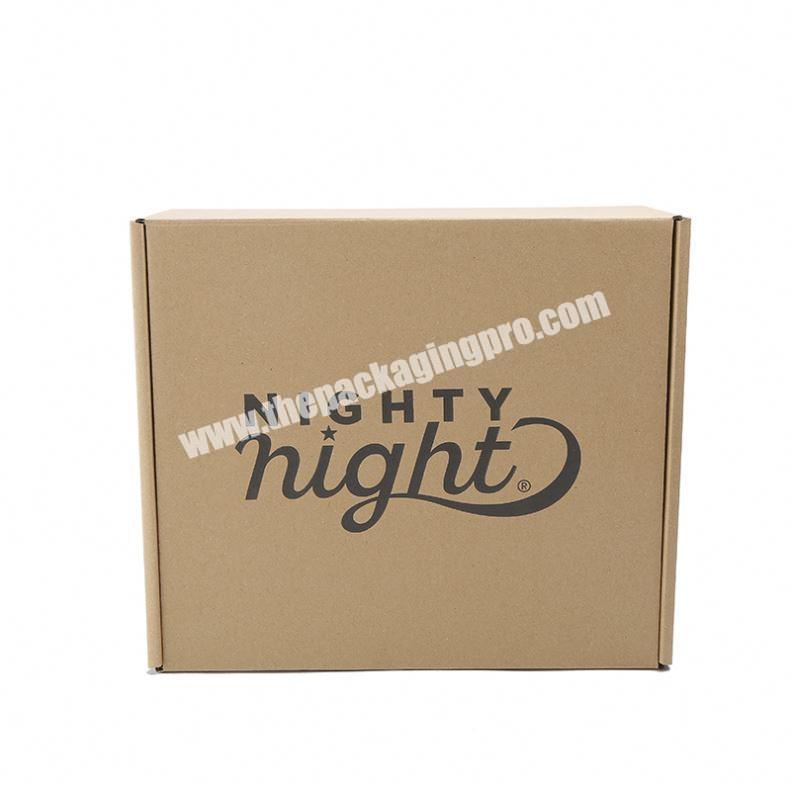 Wholesale colorful corrugated mailing box for apparel packaging
