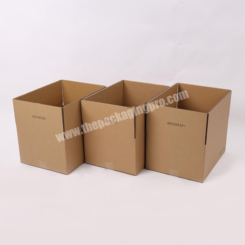 Wholesale custom factory customized logo cardboard corrugated printed mailing packaging shipping carton boxes