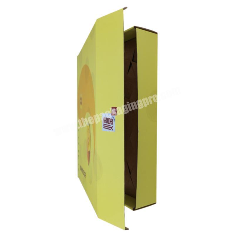 Wholesale custom foldable flat corrugated carton paper box
