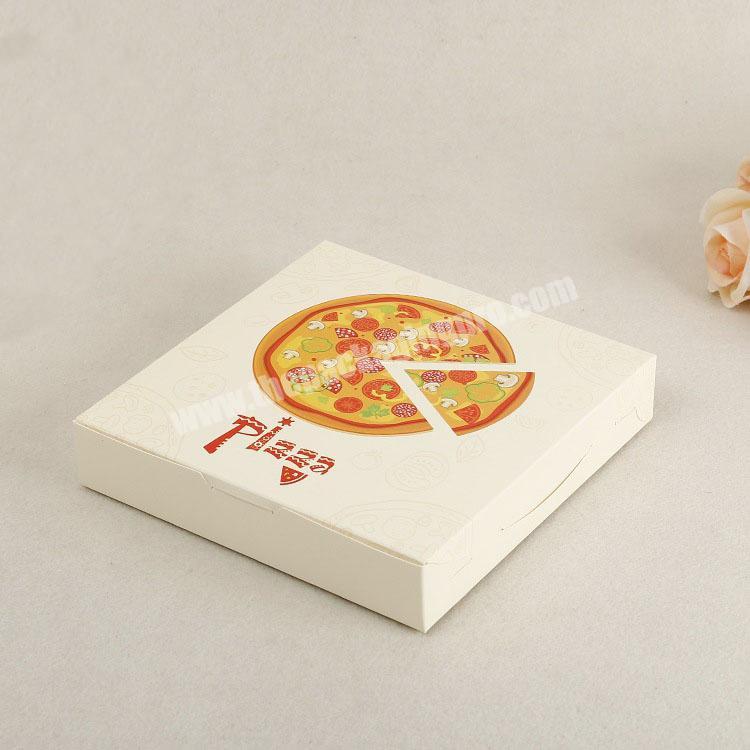 Wholesale custom printed food grade disposable kraft paper pizza packaging box