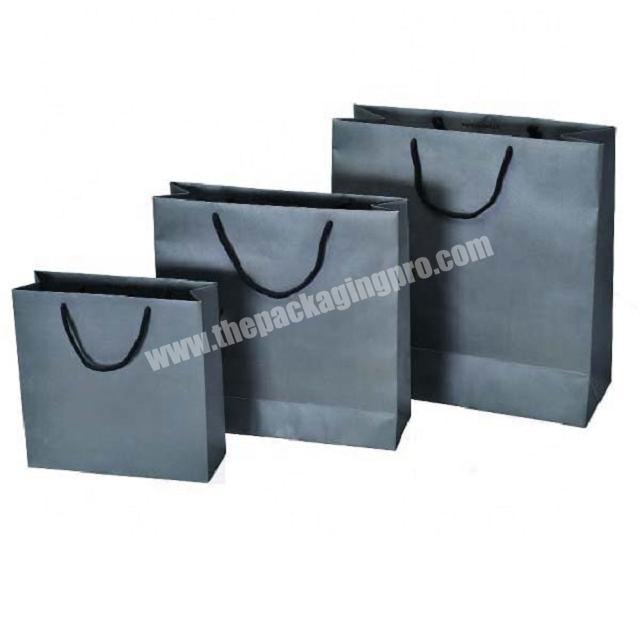 Wholesale custom printed personalized jeans packaging paper bag with handle