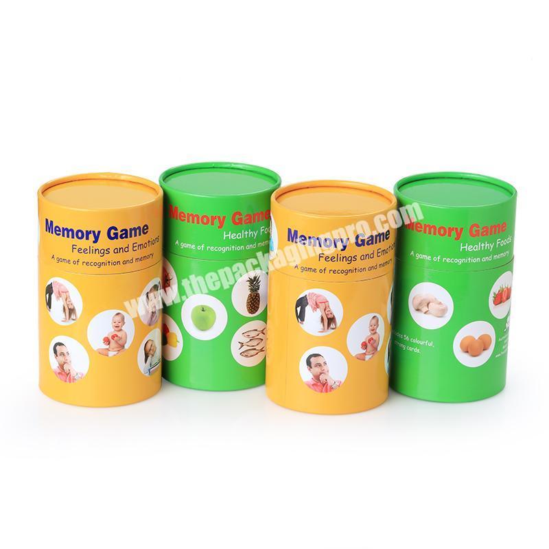 Best choice customized tea gift set tea packaging box cylinder round tube box