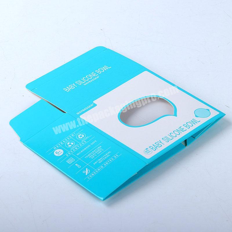 Wholesale factory custom white card paper packaging box