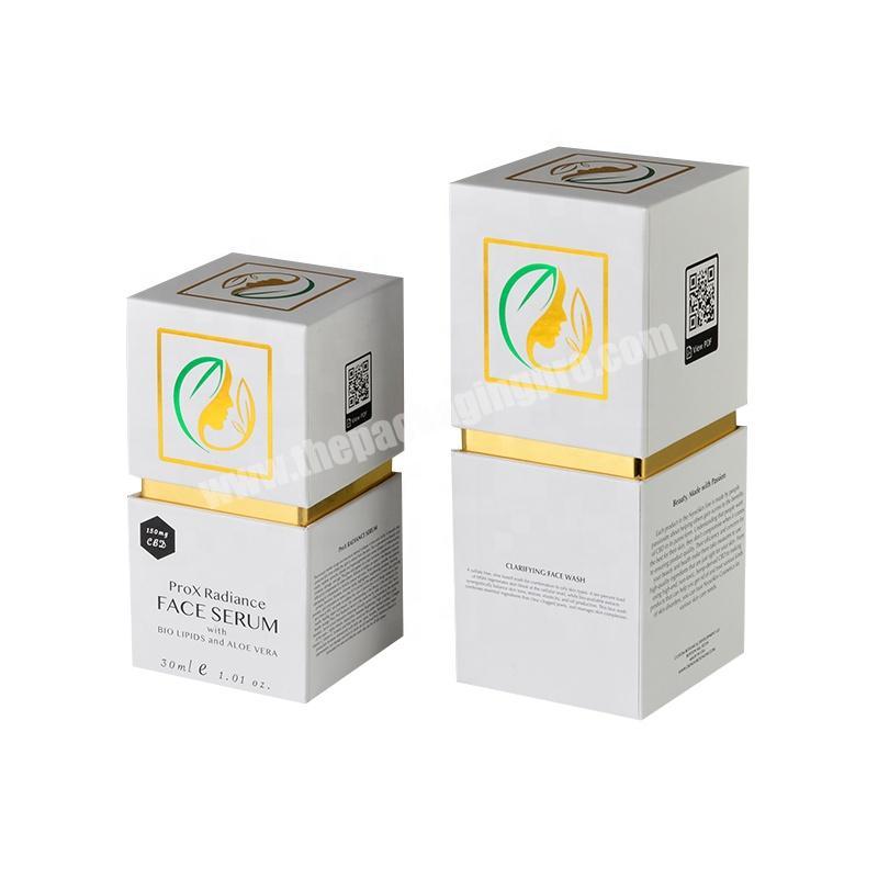 Wholesale high quality custom paper packaging cosmetic box gift perfume box