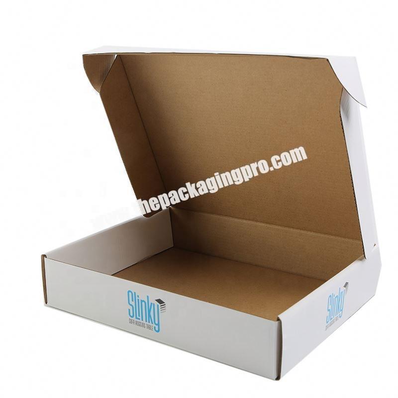 Hot selling custom logo black glossy electronics products paper packaging boxes with own design