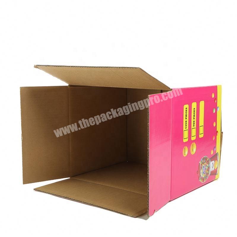 Customized rectangle black wholesale corrugated cardboard shoeclothes storage paper box packaging