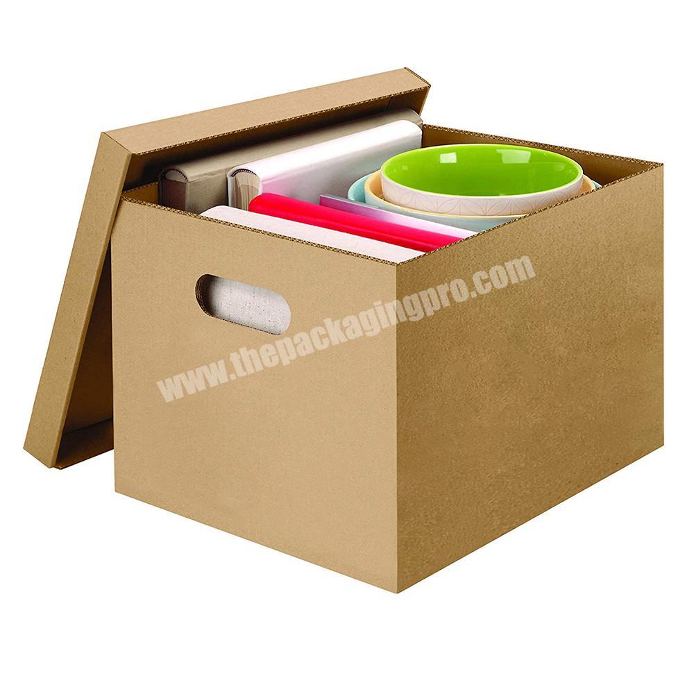 Yongjin 12 10 15 Inches White Bankers Shipping Box Large Letter Legal Storage Moving Box Heavy Duty With Lift-Off Lid