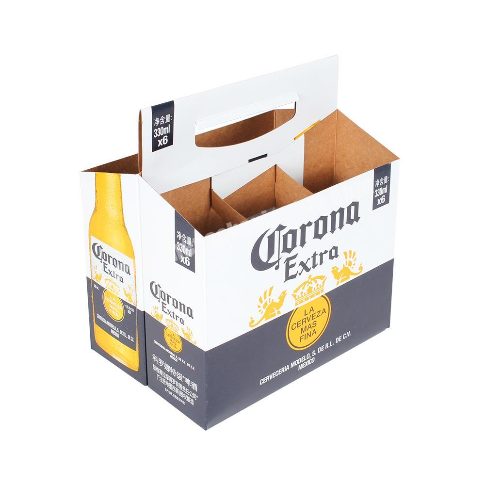 Yongjin 2020 Hot Sale High Quality Corrugated Cardboard 6 Bottles of Beer Packaging Box