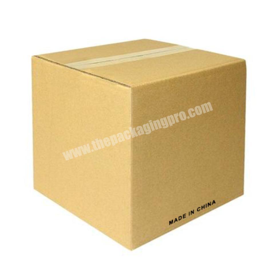 Yongjin Cheapest Made In China Stock Cardboard Packaging Mailing Moving Shipping Boxes Corrugated Box Cartons