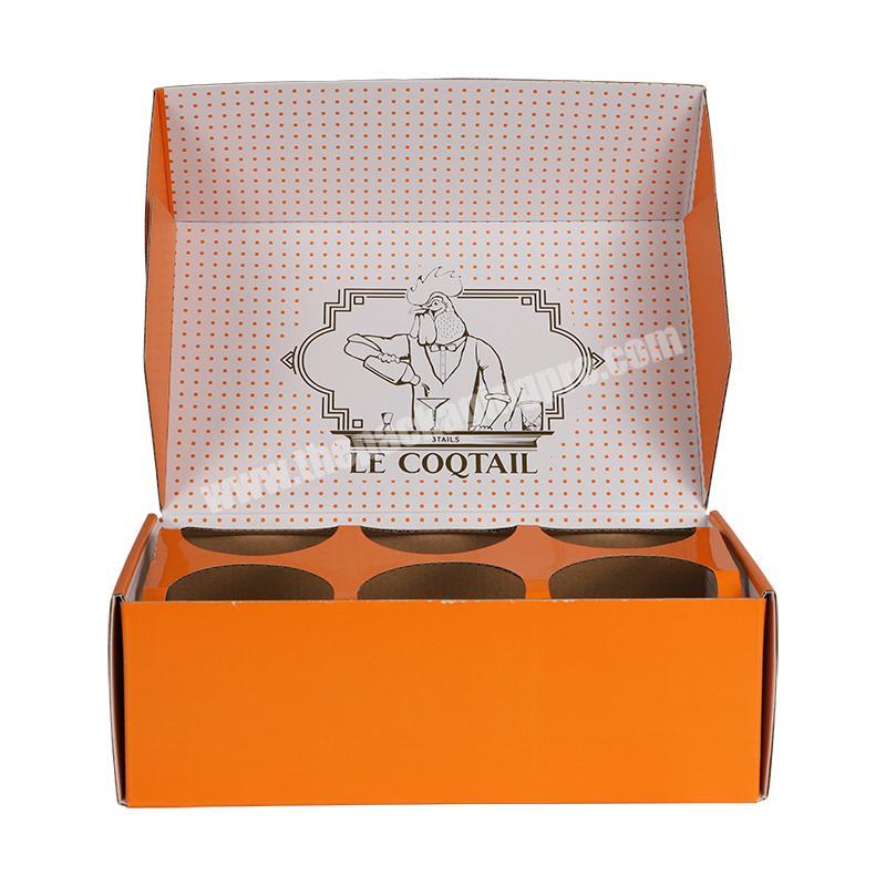 Yongjin China Accept Custom Beautiful Color Printed Apparel Food Paper Corrugated Board Packaging Box