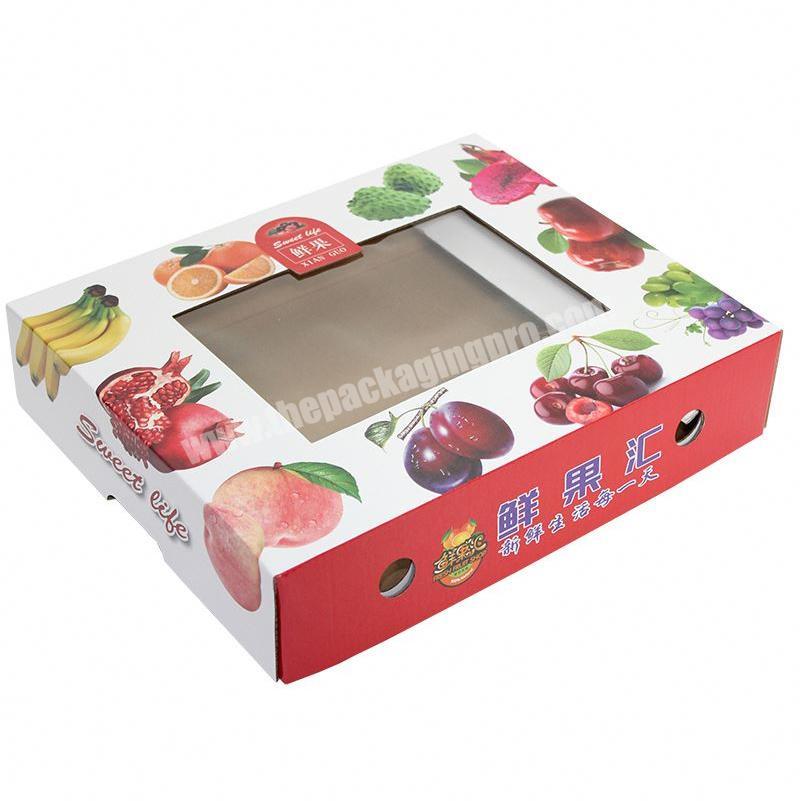 Yongjin China Custom Best Price China Corrugated Paper Fruit/Vegetable Packing Box Banana Carton box