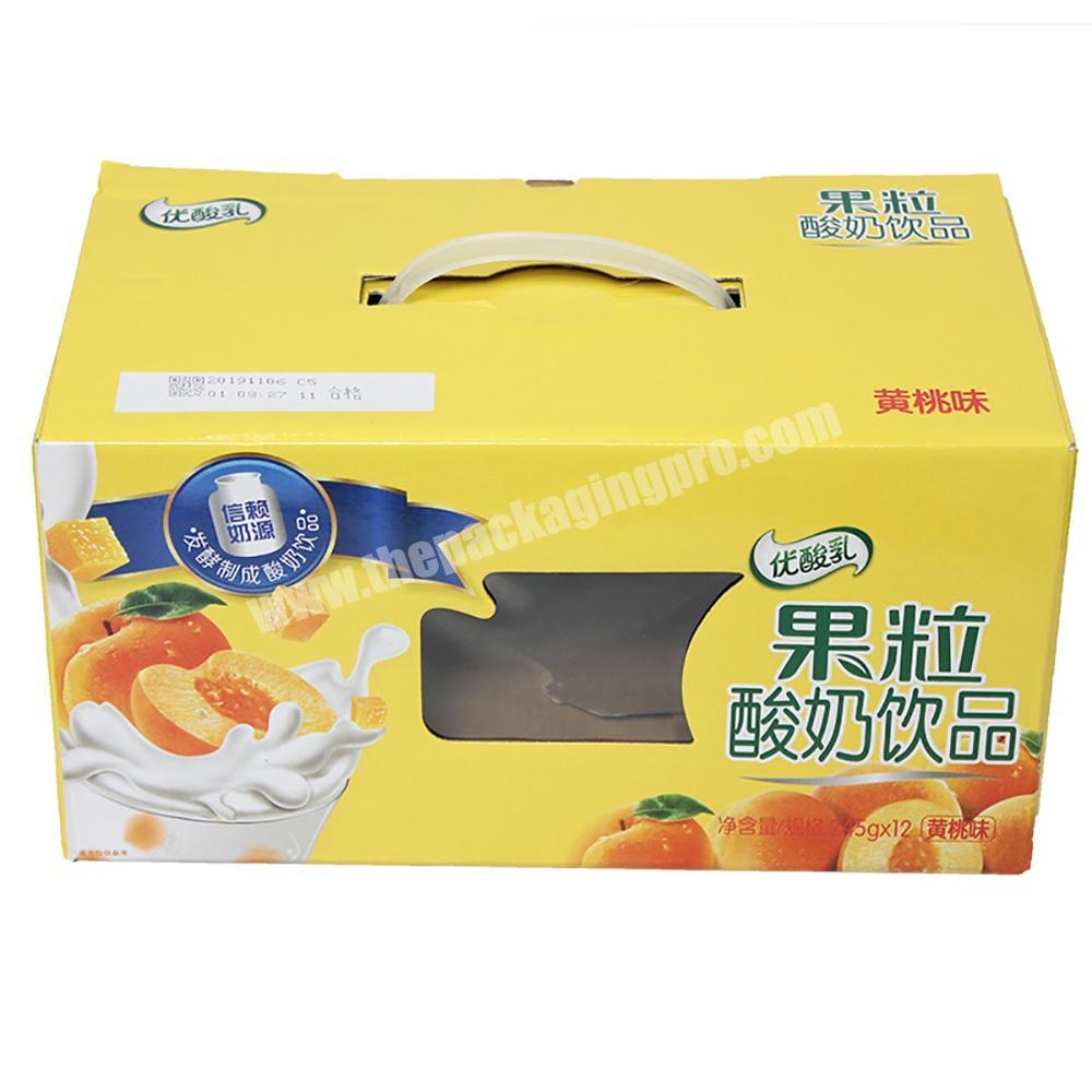 Yongjin China Food & Beverage Packaging Cheap Corrugated Board Wine Drink Packing Paper Box