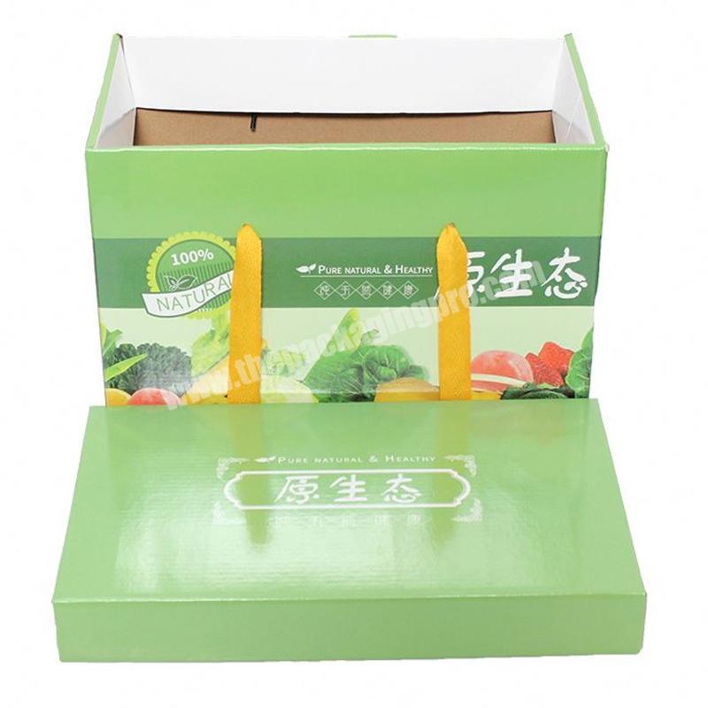 Yongjin China Most Popular High Quality Corrugated Fruit Box For Package Strong Paper Creative Cartons For Delivery