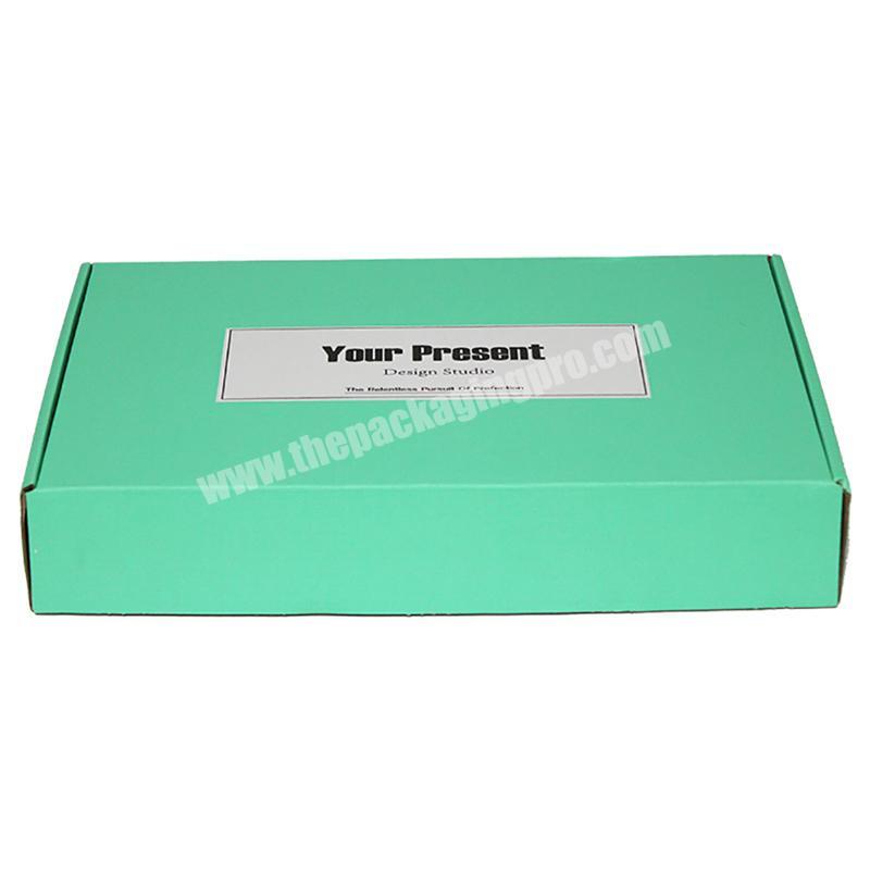Yongjin China OEM Design Mobile Phone Packaging Corrugated Board Foldable Green Carton Electronics Packaging Box