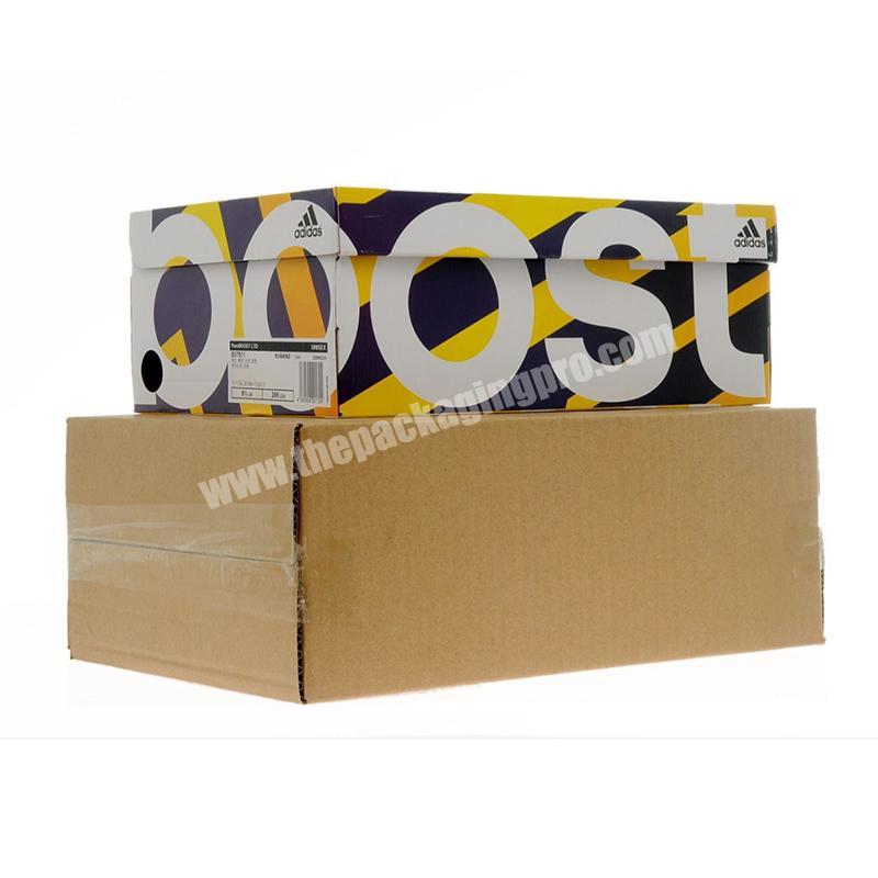 Yongjin China OEM Manfacture Packaging Custom Recyclable Corrugated Board Paper Designer Shoe Boxes