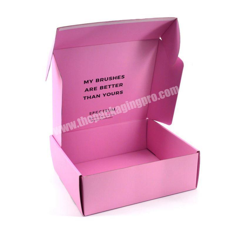 Yongjin Color Printing Hot Sale Pink Drawer Cardboard Paper Flower Box With Handle
