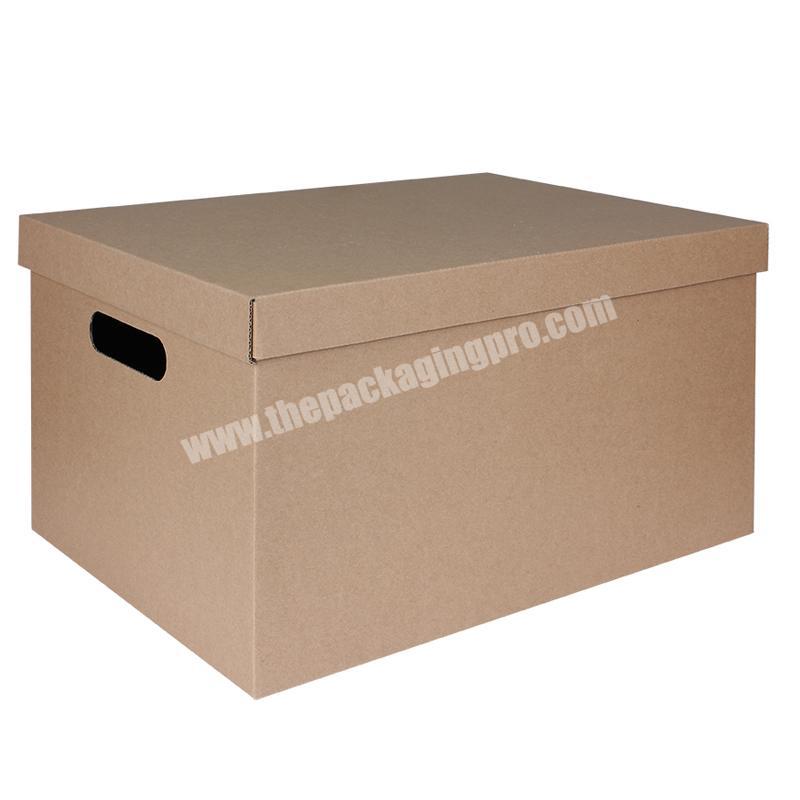 Yongjin Commonly Used Accessories & Parts Packaging Cuboid Brown Corrugated Carton Paper Shipping Box