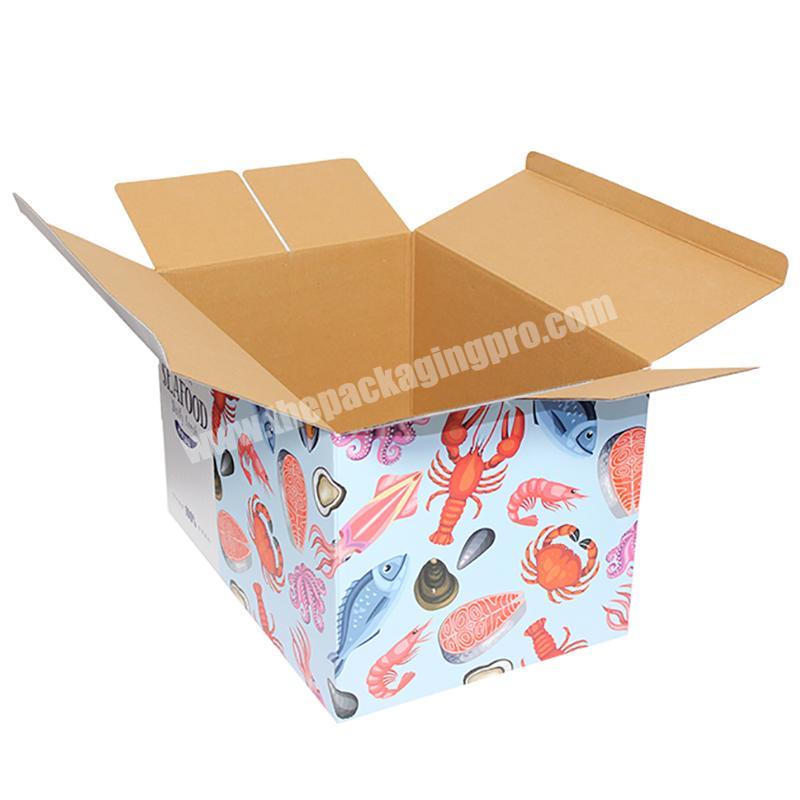 Yongjin Custom Logo Printed Packaging Paper Corrugated Board Color Box for Clothing Garment