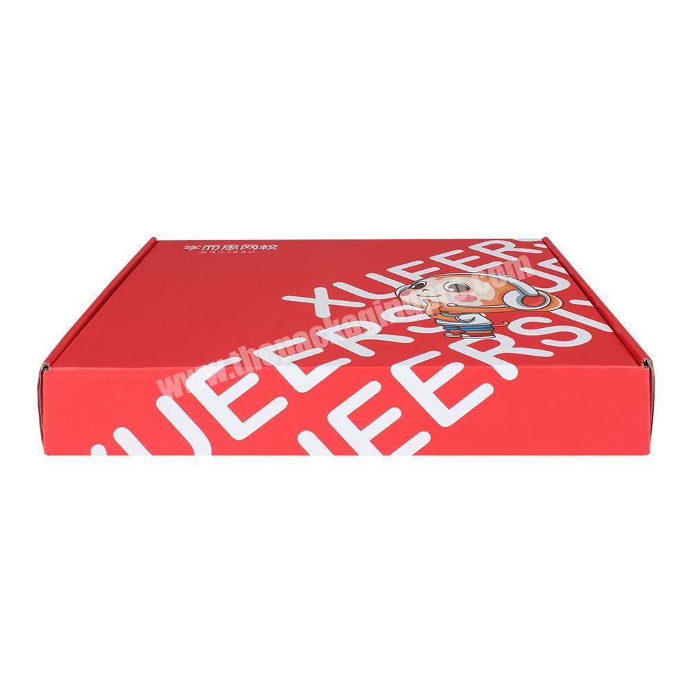 Yongjin Custom Logo printed Luxury corrugated folding kraft paper packaging box cardboard shipping mailer boxes