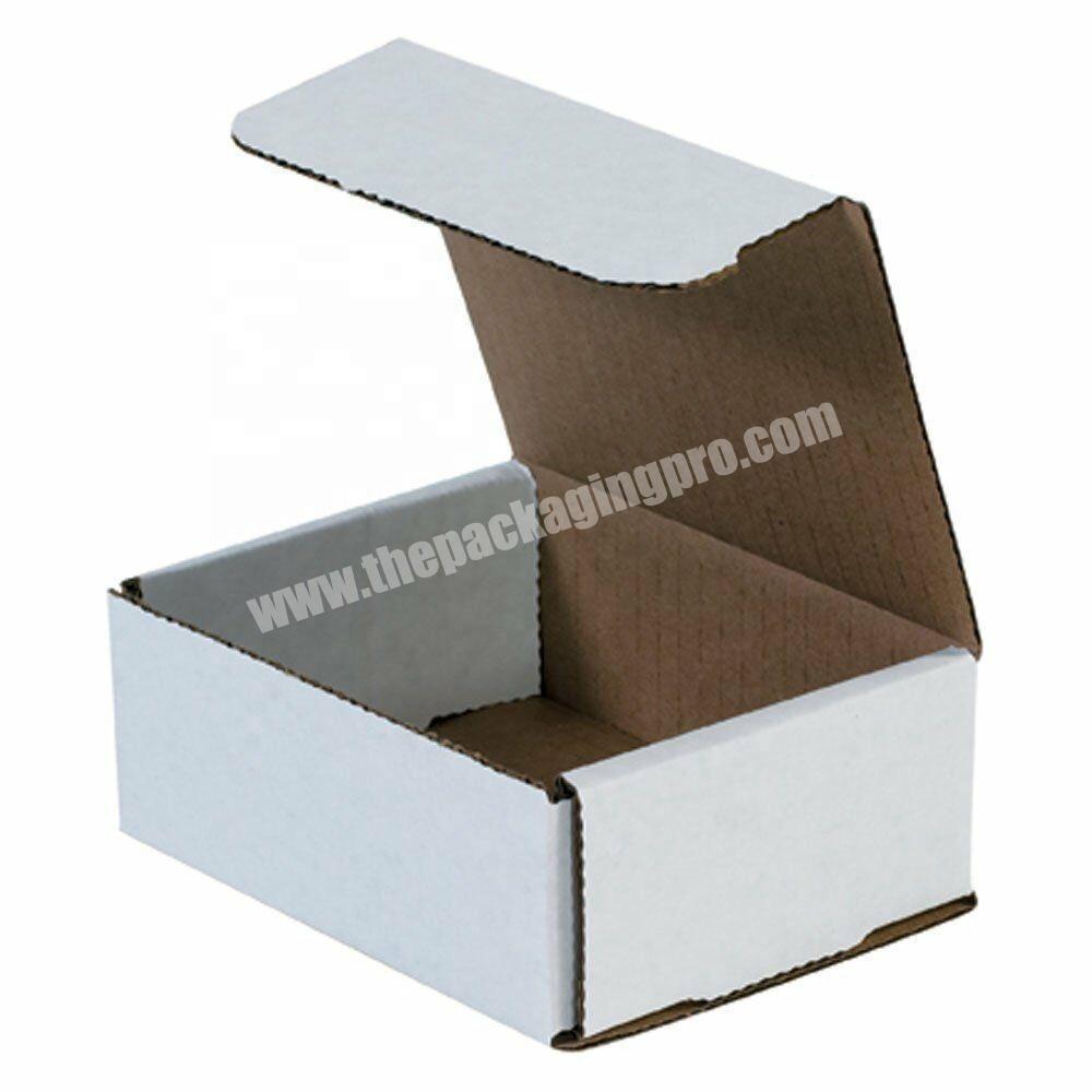 Yongjin Food & Beverage White Cardboard Paper Mailer Box Carton Packaging E Flute Corrugated Box