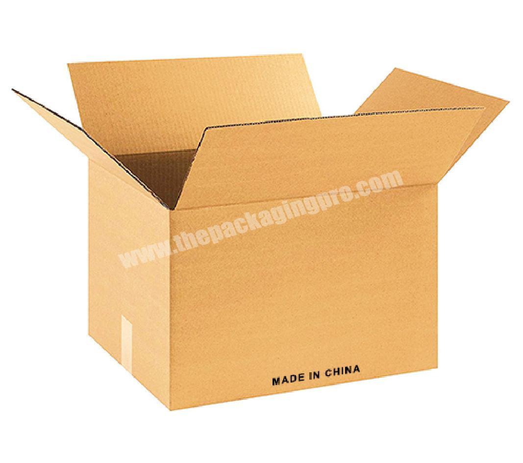 Yongjin Glossy Lamination Made In China Brown Corrugated Carton Paper Shipping Box