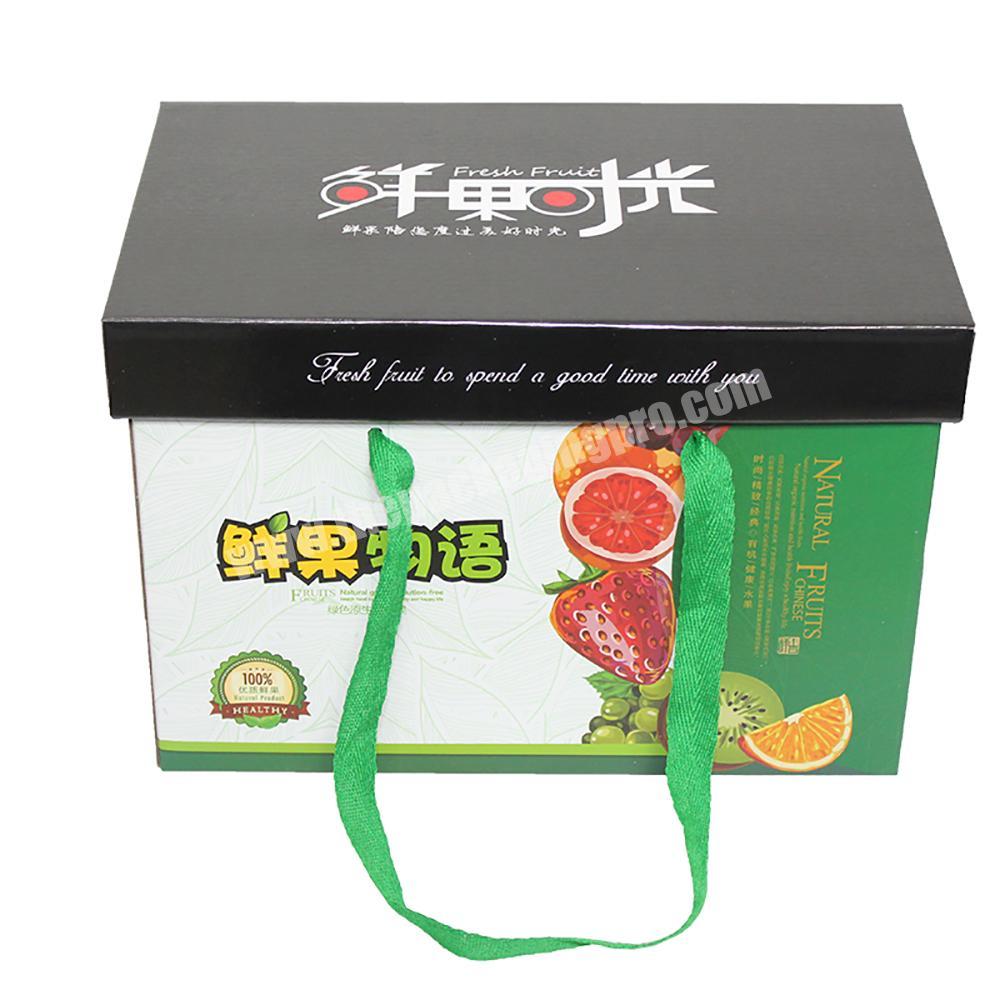 Yongjin Hot sale customized printing corrugated carton high quality fruit packaging box
