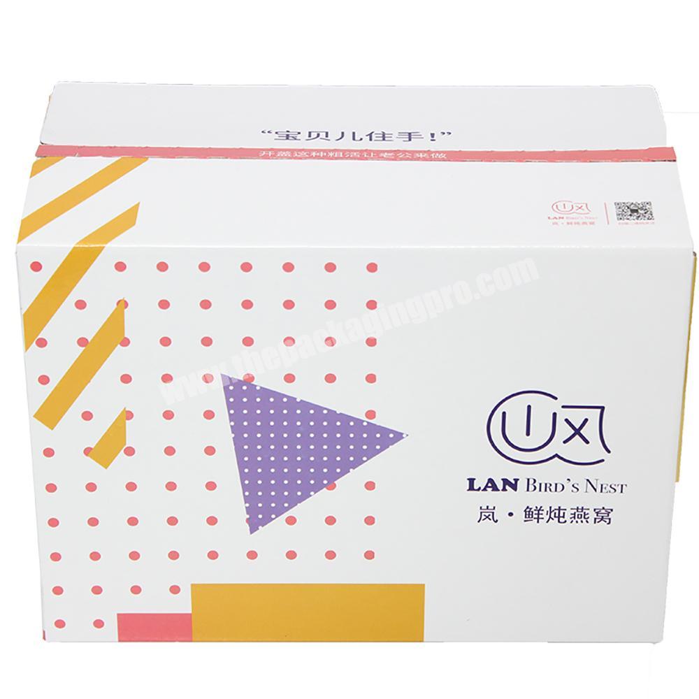 Yongjin Jiangsu ECO-friendly Custom Printed Electronics Packaging Corrugated Paper Box