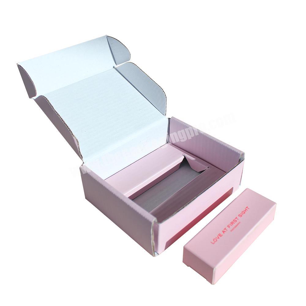 Yongjin Manufacturer Wholesale Custom Color Printed Corrugated Cardboard Shoe Shipping Carton Packaging Boxes