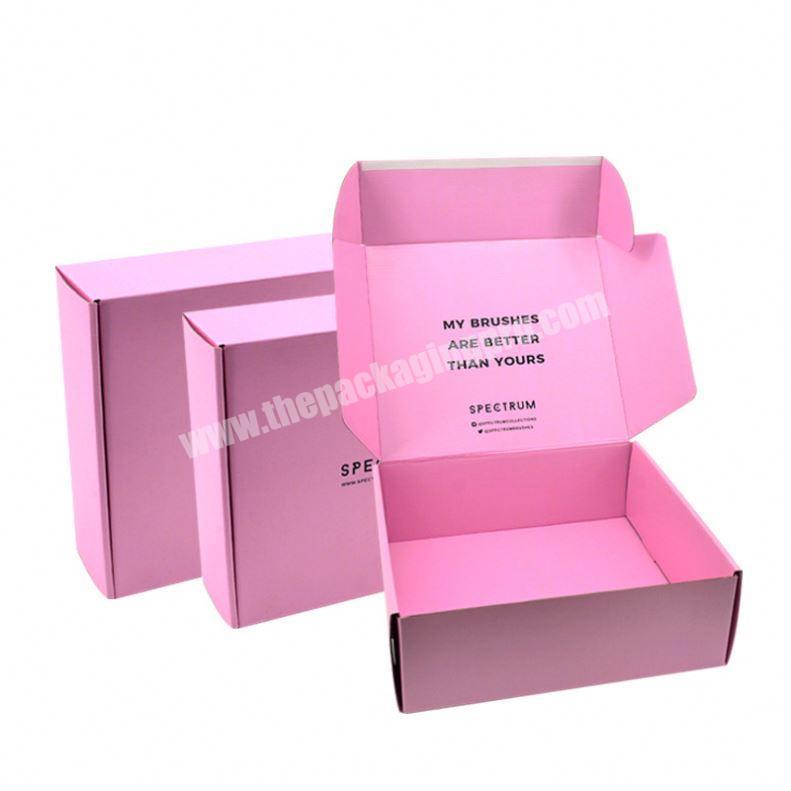 Yongjin Matt Glossy Lamination High Quality Custom Luxury Clothing Shoe Box Packaging Corrugated Box