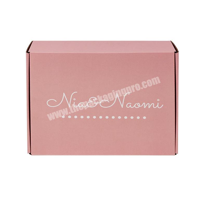 Yongjin Professional Custom Printed Foldable Cardboard Packaging Box Tuck Top Corrugated Mailing Box With Logo