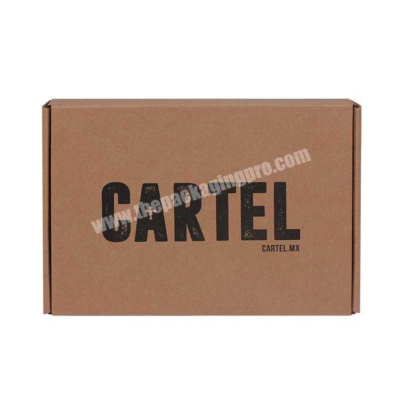 Yongjin Wholesale Custom CMYK Matte Capping Shipping Packaging Corrugated Mailing Box