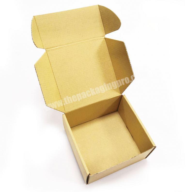 Yongjin Wholesale Recycled Custom Logo Paper Small Shipping Mailer Corrugated Box