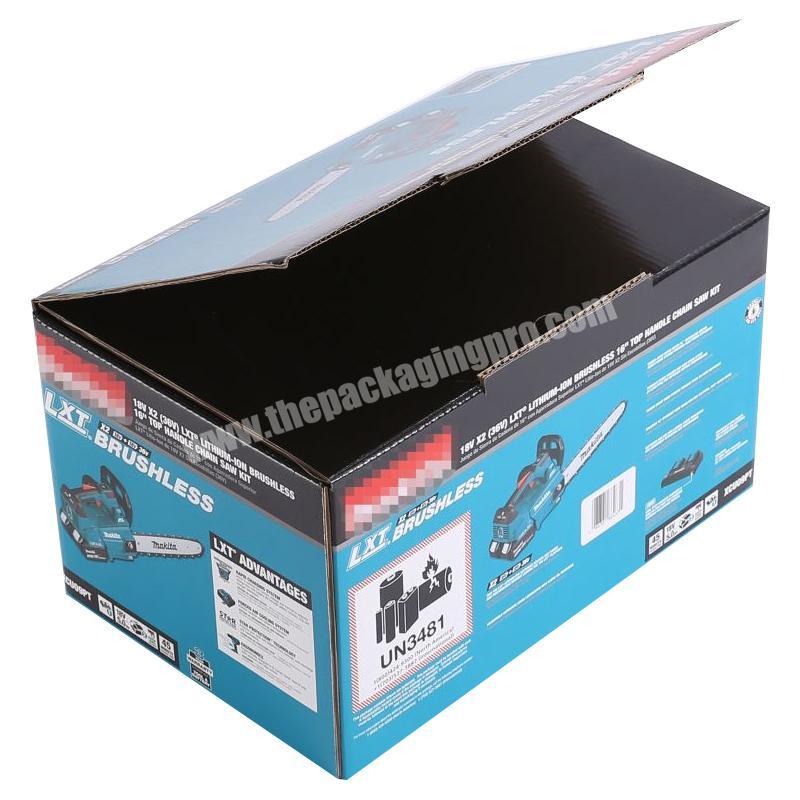 Yongjin china a4 paper 7 layers carton box black corrugated board rolling mailer packaging box