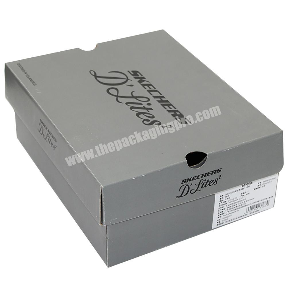 Yongjin china large wholesale paper shoe retail packaging shoe boxes cardboard box manufacturers