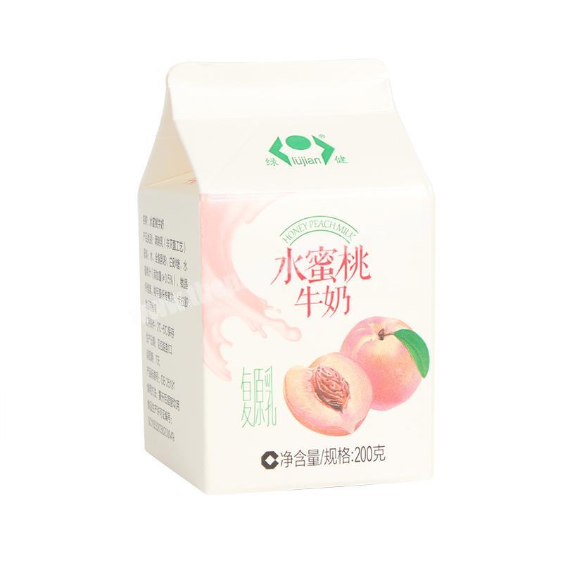 Yongjin china manufacturer good quality custom designed corrugated peach apple orange lemon juice box