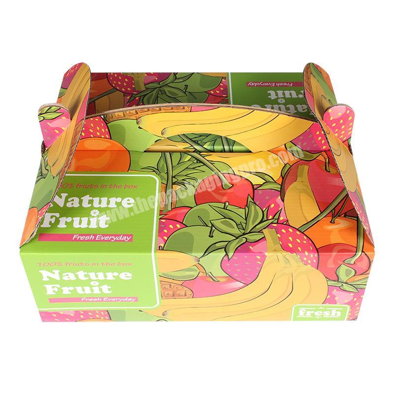 Yongjin china specialized fresh apple corrugated board cardboard carton fruit vegetable packaging boxes