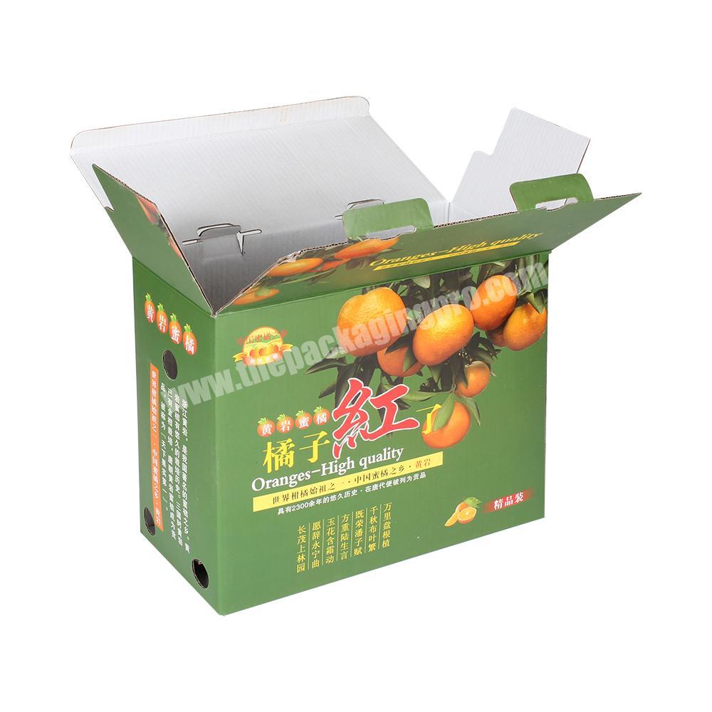Yongjin custom design gift cardboard carton kraft packaging fruit paper box for vegetable