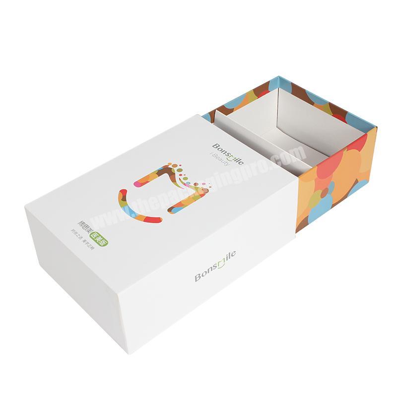 Yongjin customize printing logo drawer boxes cardboard sliding gift packaging box