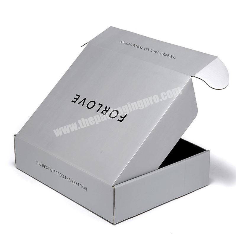 Yongjin high quality custom mens underwear garment white packaging box