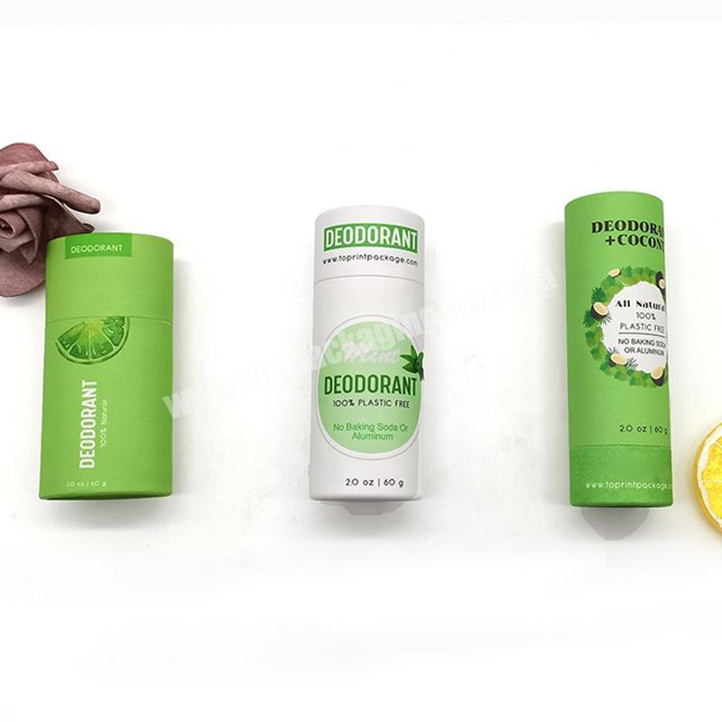 biodegradable cardboard kraft deodorant stick container