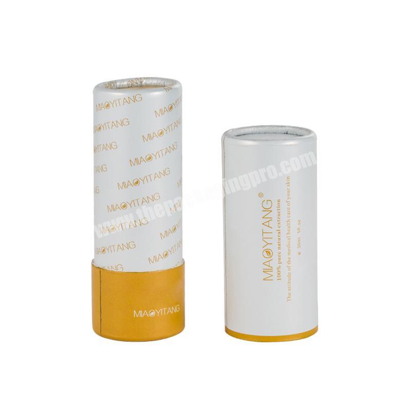 biodegradable lip balm/lip gloss push up paper tube