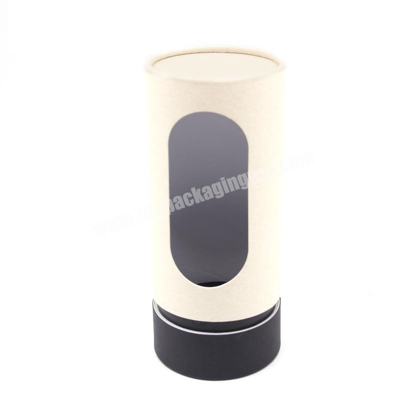 biodegradable packaging box round wine bottle paper tube box  packaging