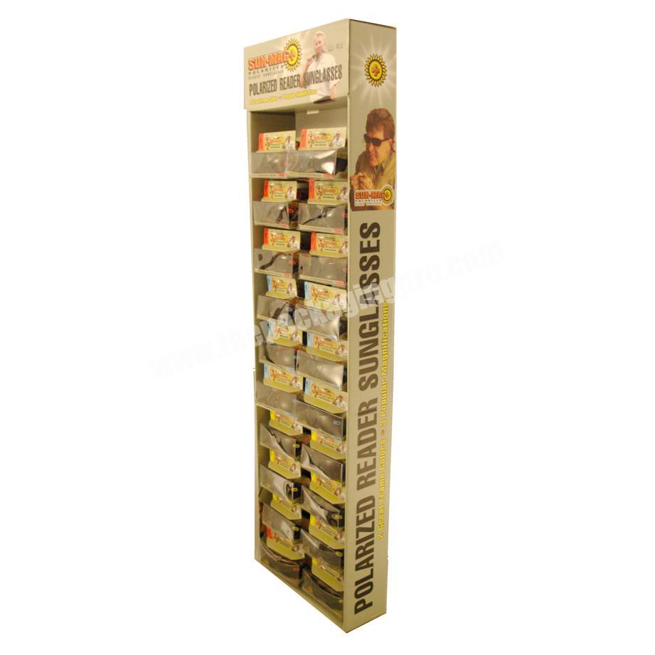 chewing gum/marble-shaped chocolate point of sale cardboard display stand for supermarket promotion