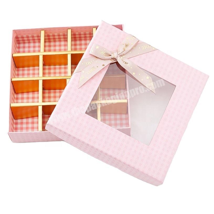 chocolate box rose Packaging Gift Box With window and tray