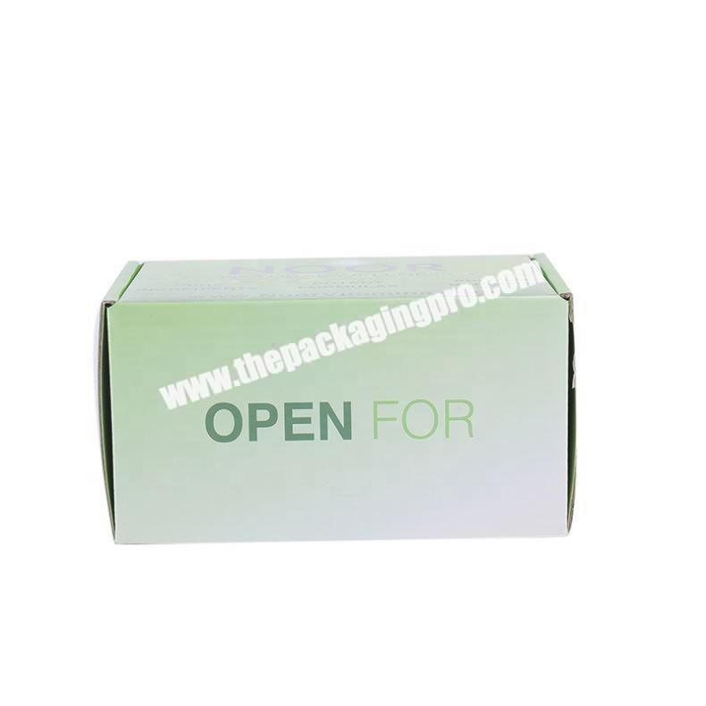 Standard Corrugated pear peach packaging paper box with die cut handle