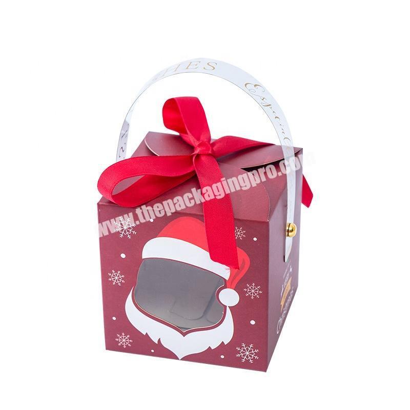christmas handle gift box with ribbon handle manufacturers christmas storage box with handle