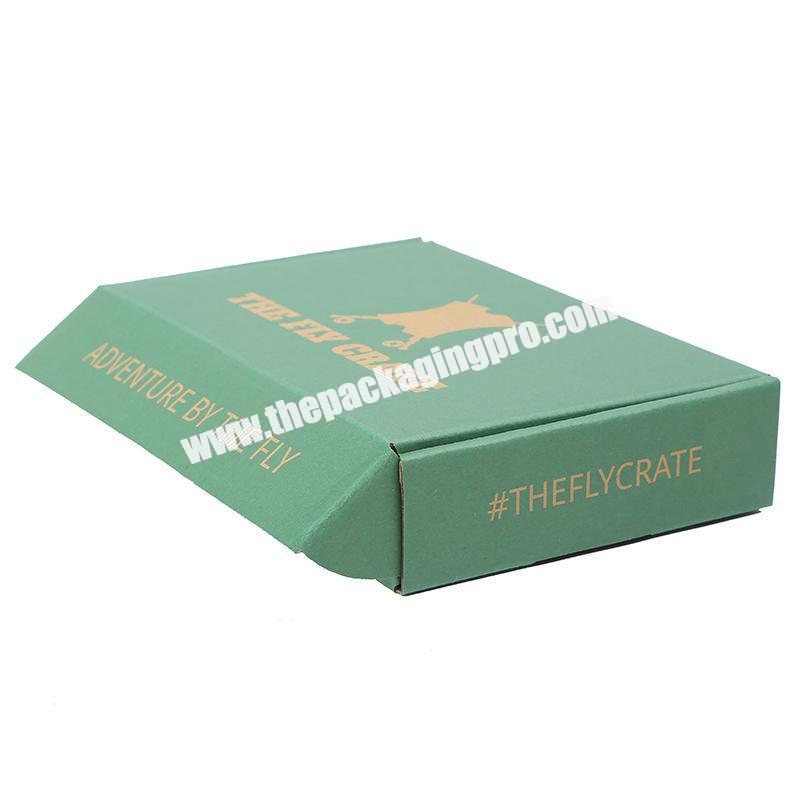 Corrugated boxMatt black foldable packaging shipping boxes with handle