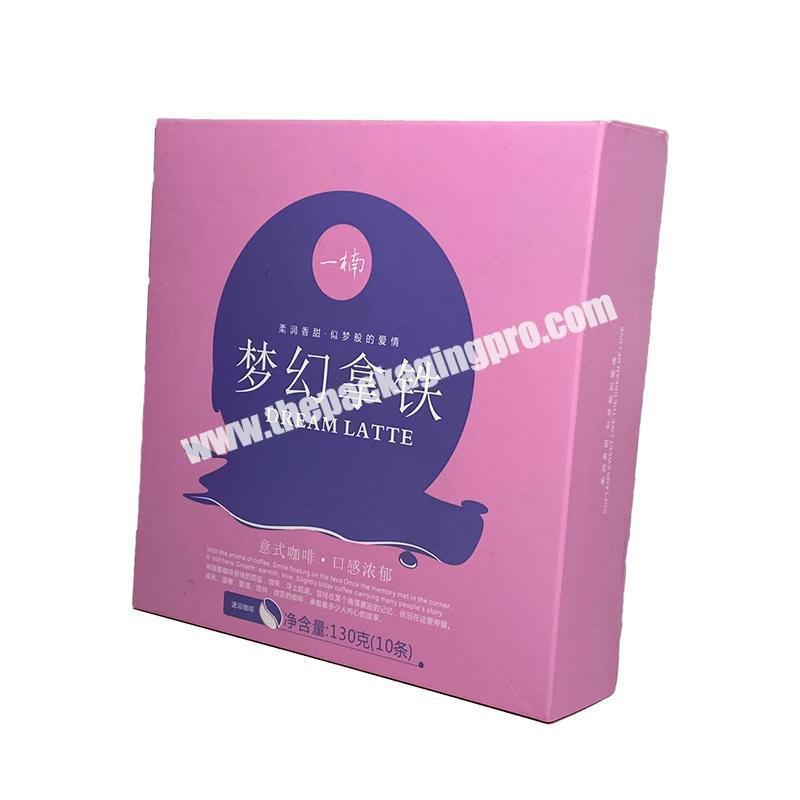 Custom Printed Coffee  Packing Box Recycled Materials Cardboard Corrugated Paper Shipping Box/Paper Box