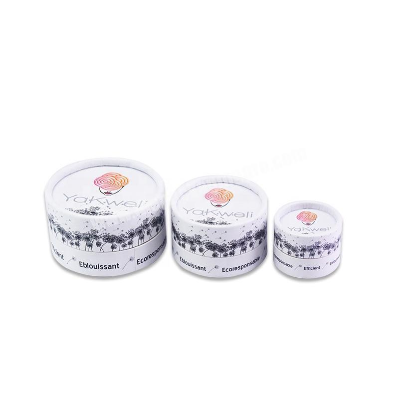cosmetic cream jar loose face powder paper packaging jar with sifter